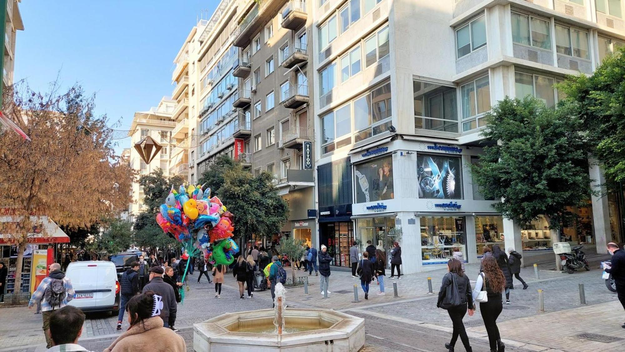 Elegant Apartment In Syntagma Square Atenas Exterior foto